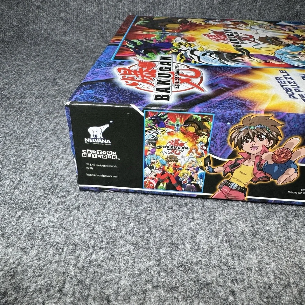 2008 Bakugan Battle Brawlers 300 Pc Puzzle Poster Size PUZZLE SEALED No Poster
